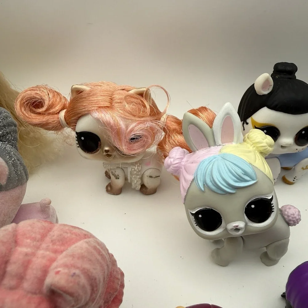 LOL Surprise Doll Pet Lot 11 Cats Birds Dog Bunny Cow‎ Animals Varies Mixed